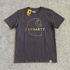 Carhartt Shirt Womens Size S Loose Fit Short Sleeve Tee